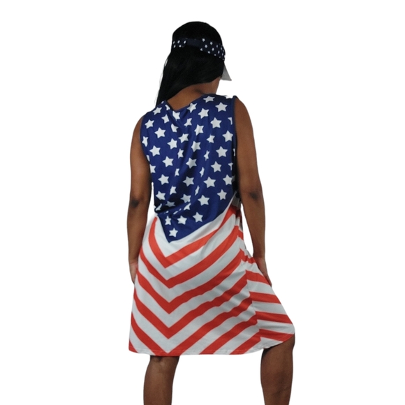 For G and PL American Flag Dress - Picture 4 of 14